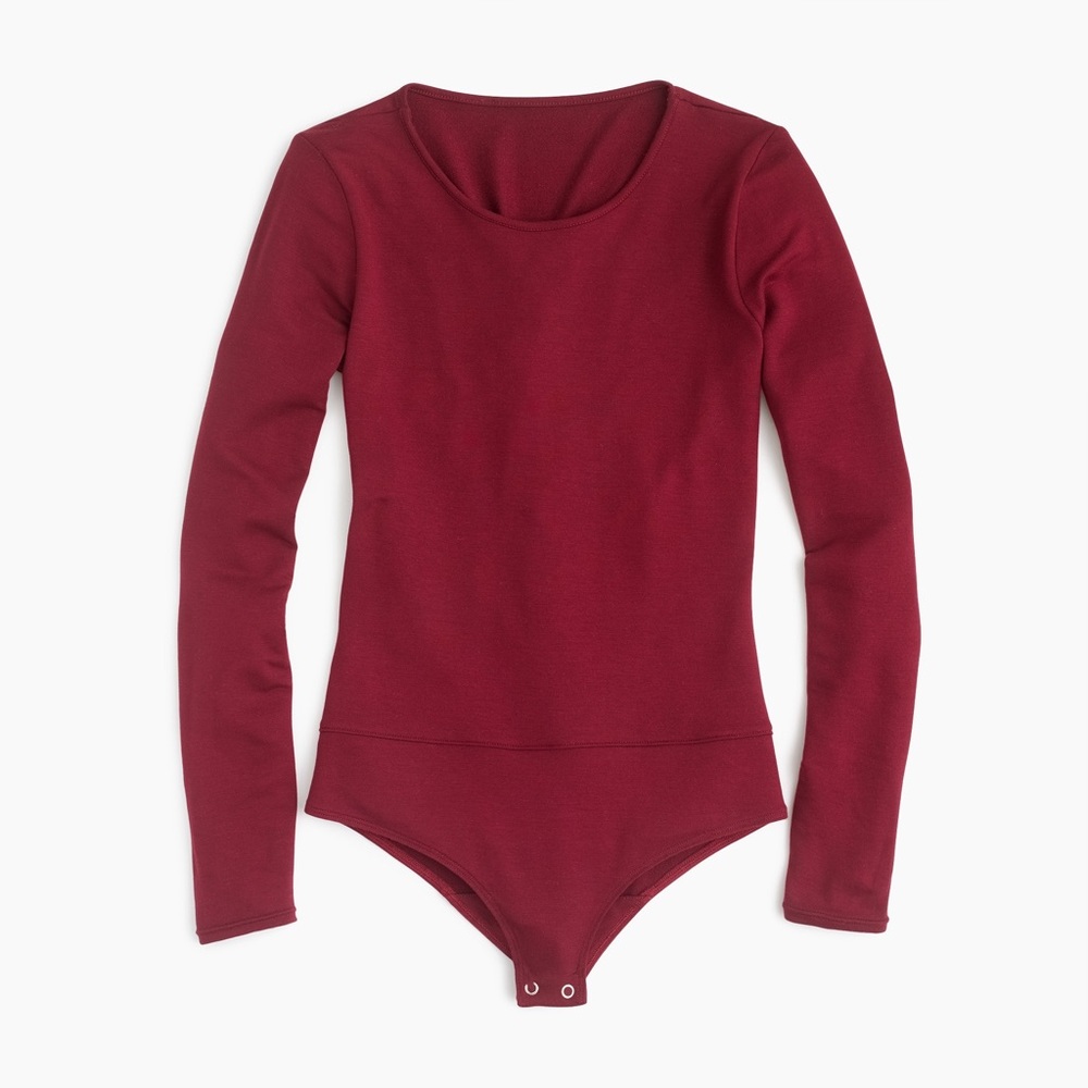 J Crew Bodysuit SET in red and white